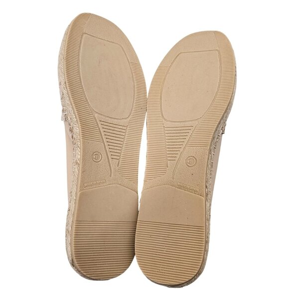 Browns Roslyn Beige & Black Espadrille Flats - Picture 6 of 9